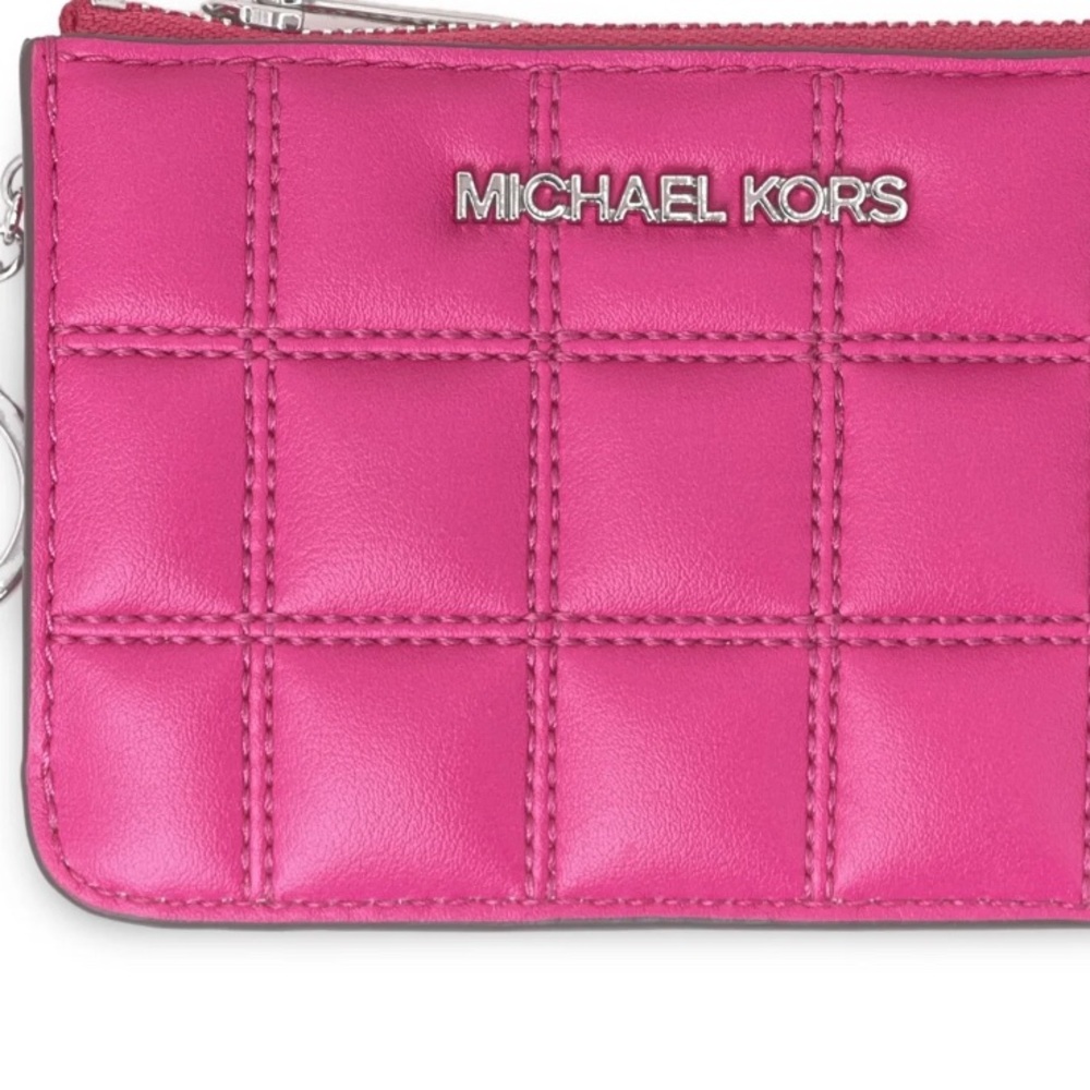 Michael Kors Pink Quilted Clutch
